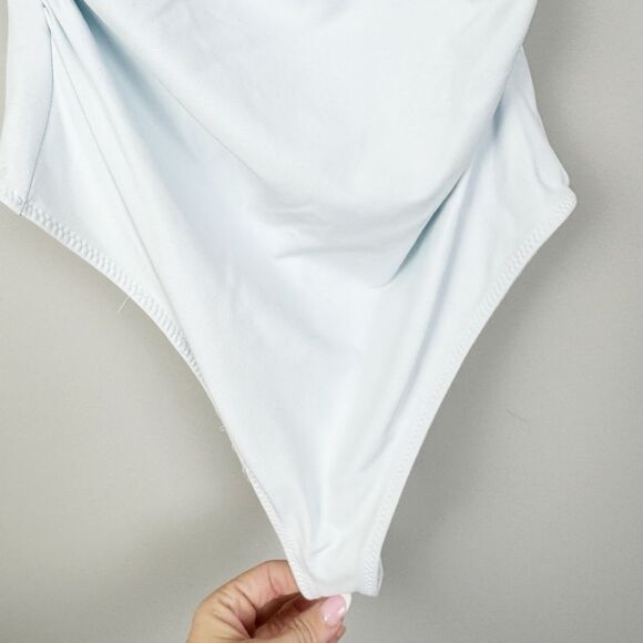 FREE PEOPLE | INTIMATELY NEW Somethin’ Bout You Blue Bodysuit Women’s Size Small - Picture 8 of 13